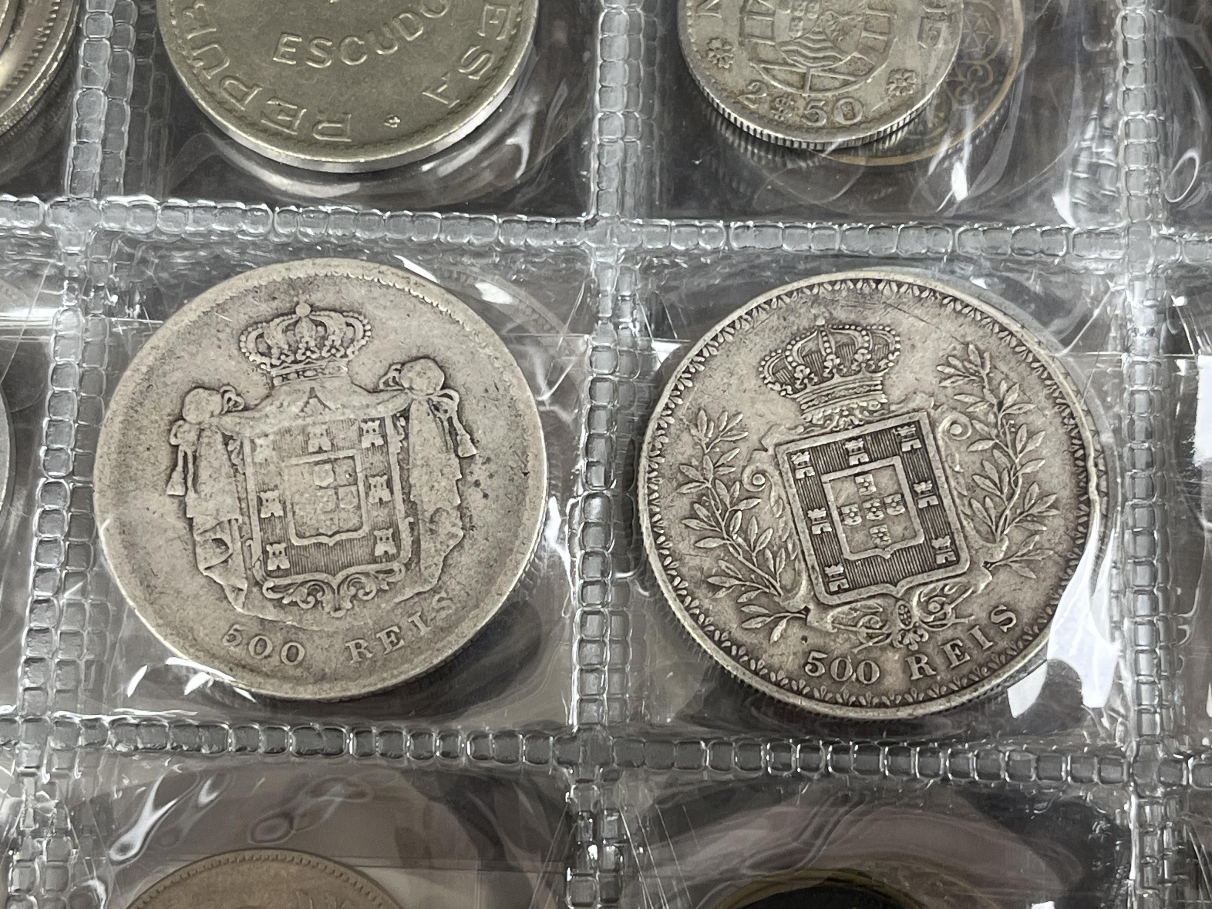 Southern Rhodesia, South Africa and Europe coins, early to late 20th century, and Victoria, and later pennies, Rhodesia, Japan, Zimbabwea banknotes, in two albums